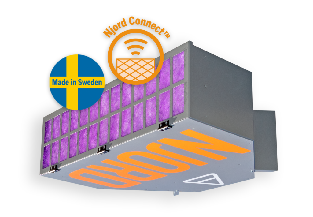 Industriell luftrenare Njord XP-F